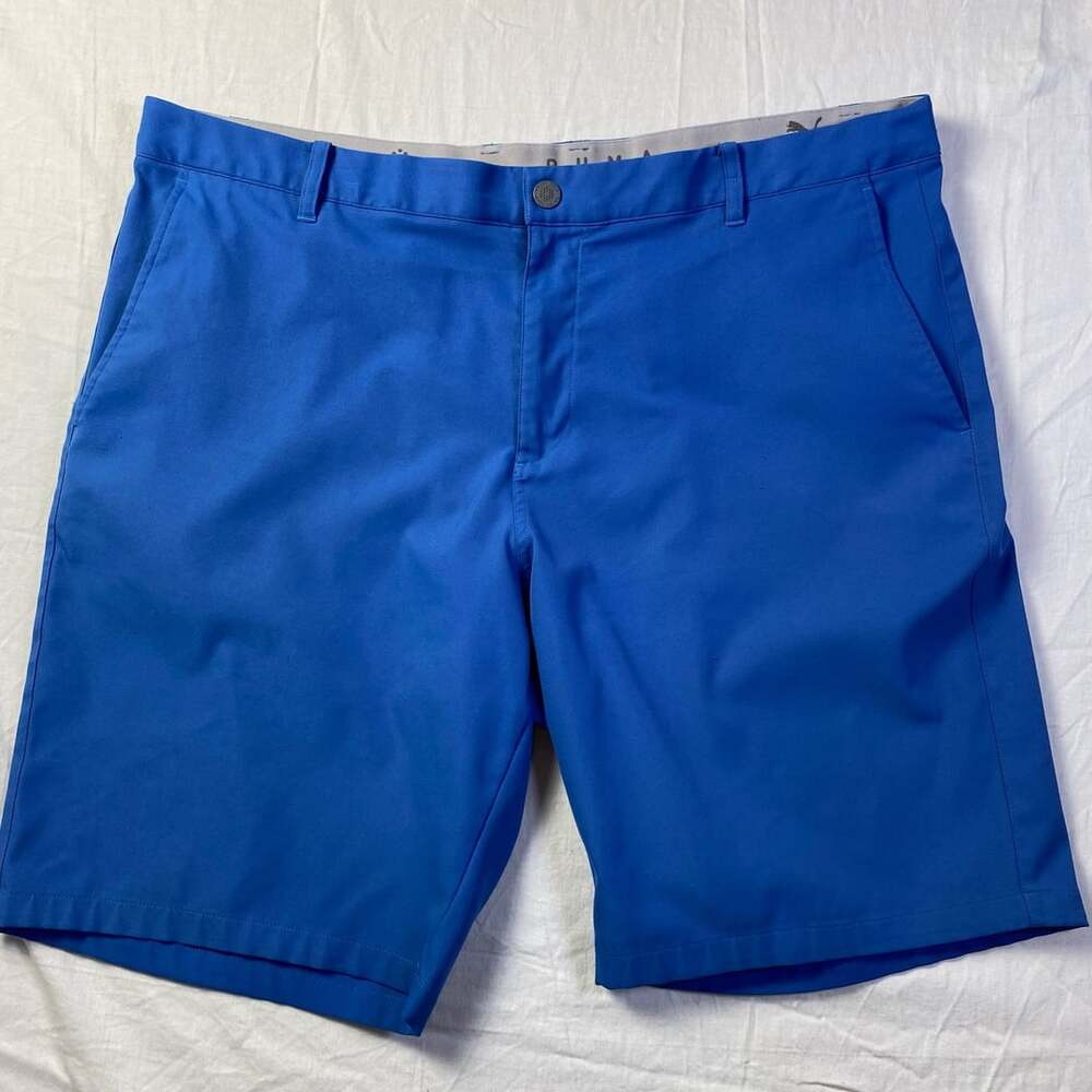 Puma Golf Shorts Size 40 Blue Performance Chino (1393)